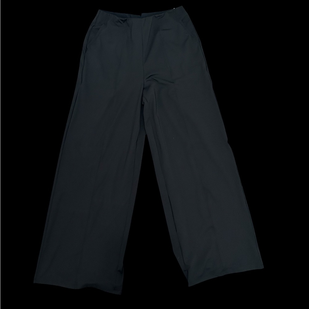 ✨ Black Powersoft wide leg trousers ✨